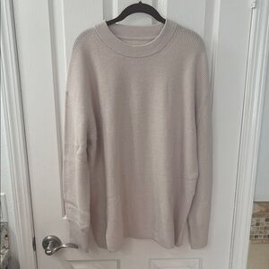 lululemon athletica Cream Crewneck Sweater